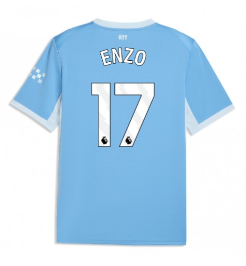 Manchester City Enzo Fernandez #17 Domácí Dres 2026-27 Krátký Rukáv Manchester City Enzo Fernandez #17 Domácí Dres 2026-27 Krátký Rukáv